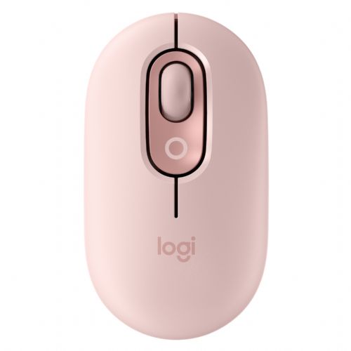 Miška Logitech POP z emojijem - ROSE