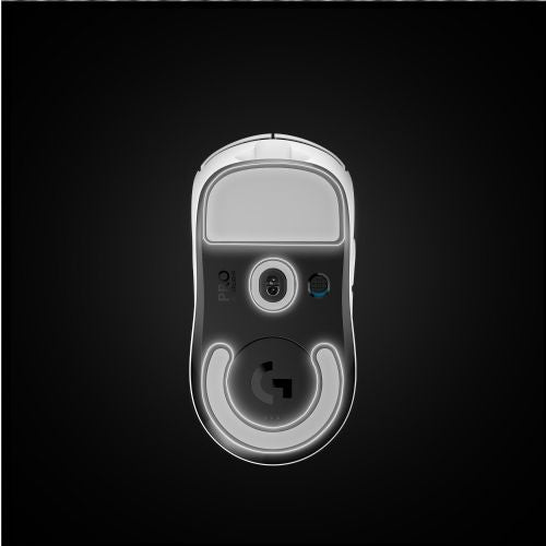 Brezžična igralna miška Logitech PRO X SUPERLIGHT LIGHTSPEED bela