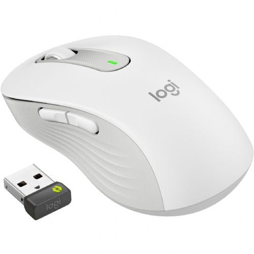 Miška Logitech Signature M650 L for Business Mouse desničar 5 gumbov brezžični Bluetooth 2,4 GHz Bolt USB sprejemnik