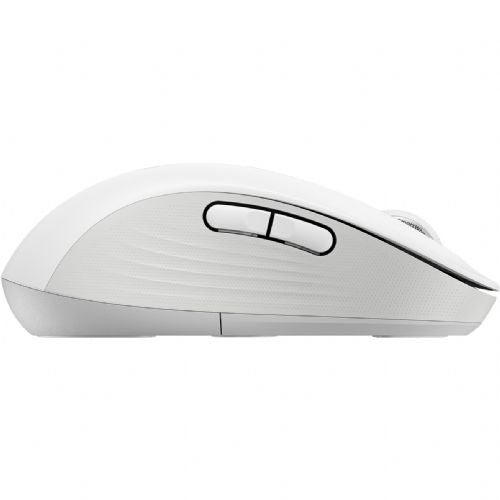 Miška Logitech Signature M650 L LEVA miška velika velikost, levičarska optična 5 gumbov, brezžična Bluetooth 2,4 GHz OFF-WHITE