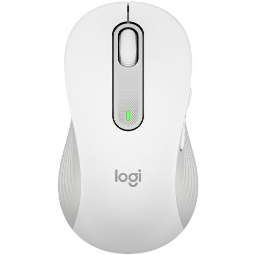 Miška Logitech Signature M650 L LEVA miška velika velikost, levičarska optična 5 gumbov, brezžična Bluetooth 2,4 GHz OFF-WHITE