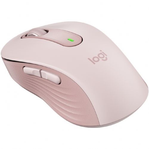 Miška Logitech Signature M650 Mouse optična 5 gumbov brezžična Bluetooth 2,4 GHz Bolt USB sprejemnik rose