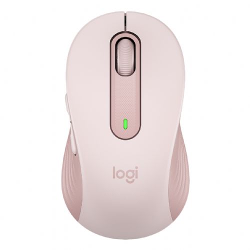 Miška Logitech Signature M650 Mouse optična 5 gumbov brezžična Bluetooth 2,4 GHz Bolt USB sprejemnik rose