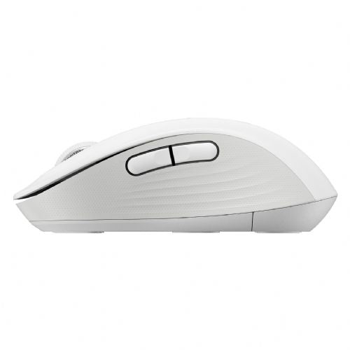 Brezžična miška Logitech Signature M650 for Business Mouse Bluetooth 2,4 GHz Bolt USB sprejemnik umazano bela