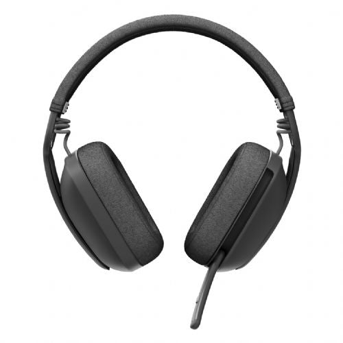 Brezžične slušalke Logitech Zone Vibe brezžične slušalke polne velikosti Bluetooth brezžične USB-C prek adapterja Bluetooth grafitno certificirano za Microsoft Teams