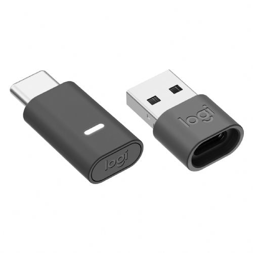 Brezžične slušalke Logitech Zone Vibe brezžične slušalke polne velikosti Bluetooth brezžične USB-C prek adapterja Bluetooth grafitno certificirano za Microsoft Teams