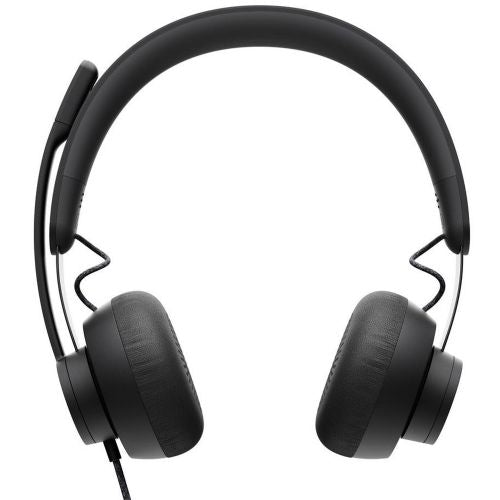 LOGITECH ZONE WIRED UC USB črne slušalke z mikrofonom