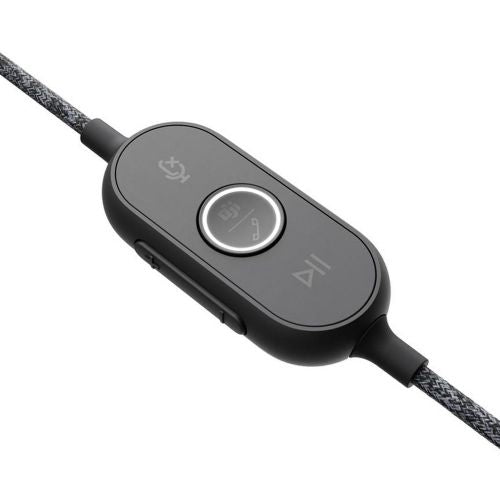 LOGITECH ZONE WIRED UC USB črne slušalke z mikrofonom