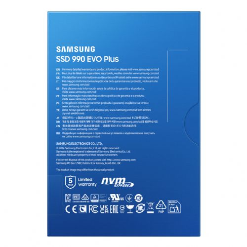 Vgradni SSD disk M.2 2TB Samsung 990 EVO Plus NVMe PCIe 5.0 x 2