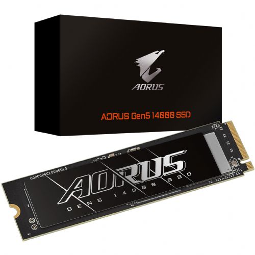 Vgradni SSD disk Gigabyte AORUS GEN5 14000 4TB PCIe 5.0 M.2 2280, hitrost branja do 14.100 MB/s, NVMe 2.0