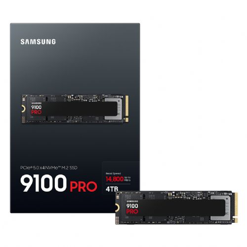 Vgradni SSD disk M.2 4TB Samsung 9100 PRO NVMe PCIe 5.0 maloprodaja