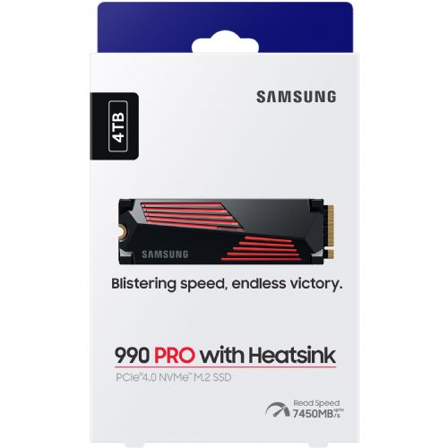 Hladilnik M.2 4TB Samsung 990 PRO NVMe PCIe 4.0 x 4 maloprodaja