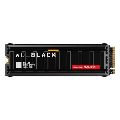 Vgradni SSD disk WD SN8100 8TB M.2 PCIe 5.0 NVMe s hladilnikom črne barve