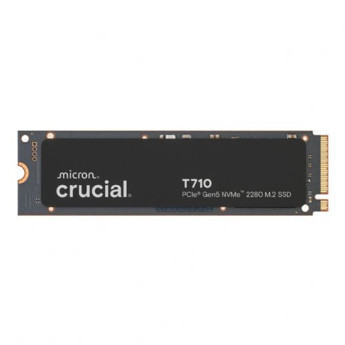 Vgradni SSD disk Crucial T710 4TB PCIe Gen5 NVMe M.2 2280, hitrost branja 14.500 MB/s, hitrost pisanja 13.800 MB/s