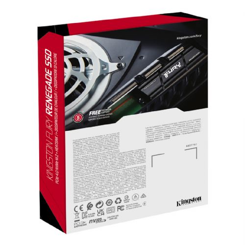M.2 KINGSTON 2TB Renegade PCIe 4.0 NVMe SSD s hladilnikom