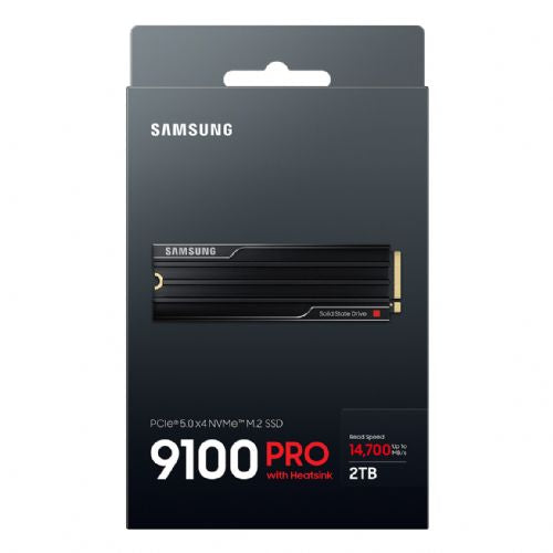 Vgradni SSD M.2. 9100 PRO hladilnik NVMe 2TB PCIe 5.0 14.800 MB/s branje 13.400 MB/s