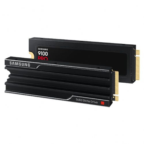 Vgradni SSD SAMSUNG M.2. 9100 PRO hladilnik NVMe 4TB PCIe 5.0 14.800 MB/s branje 13.400 MB/s