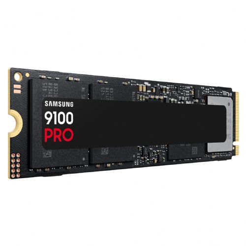 Notranji SSD disk Samsung 9100 Pro NVMe, 8 TB, PCIe 5.0, 14.800 MB/s branje, 13.400 MB/s pisanje, M.2, črne barve