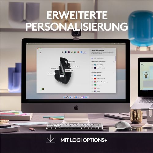 Brezžična miška Logitech MX Master 3S za Mac siva