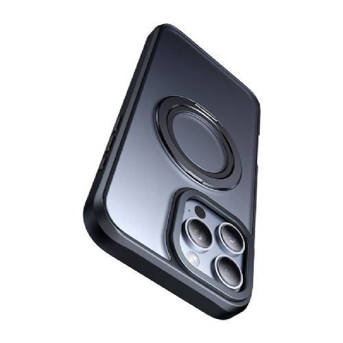McDodo PC-4932 MagSafe Case for iPhone 16 Pro with Stand (Black)