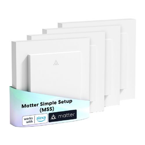 Pametno Wi-Fi (Matter) rolo stikalo MEROSS MRS105MA-EU za senčila (4 kosi)
