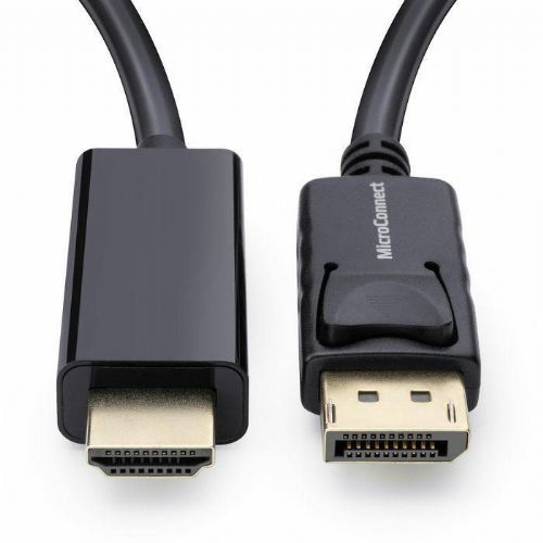 MicroConnect Cable DisplayPort 1.2 - HDMI 1m