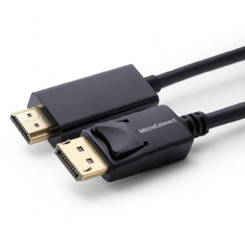 MicroConnect Cable DisplayPort 1.2 - HDMI 1m