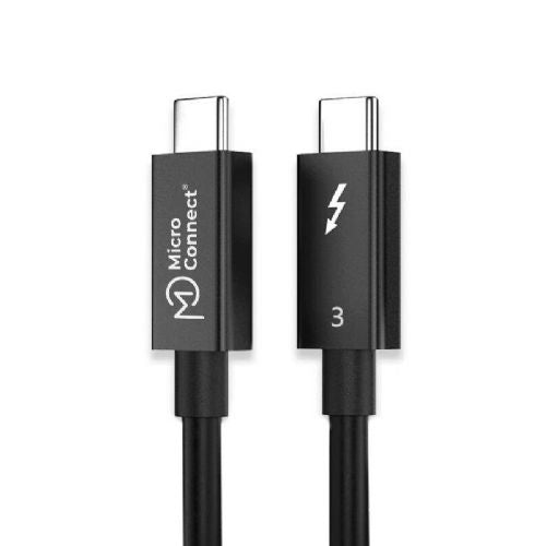 MicroConnect Premium Thunderbolt 3 cable, 0.5m 240W, 40Gbps, 4K60Hz
