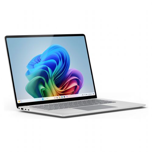Prenosni računalnik Microsoft Surface Laptop 7 Copilot+PC 15" QHD Touch Snapdragon X Elite 16GB 256GB SSD DE Platina Win11