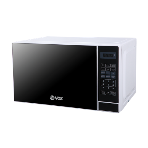 Mikrovalovna pečica VOX MWH-MD50W, 20 L, 700 W, 8 programov, bele barve