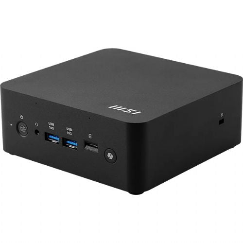 Mini / NUC računalnik MSI Cubi NUC AI+ 2MG-022BEU Core Ultra 5, 16GB DDR5, Intel Arc 130V, Wi-Fi 6E, 2x 2.5Gbps LAN (črn, barebone)