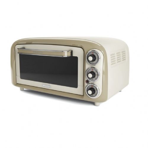 Mini pečica Ariete Mini pečica Vintage Beige (bela/bež, 1380 W, 18 litrov)