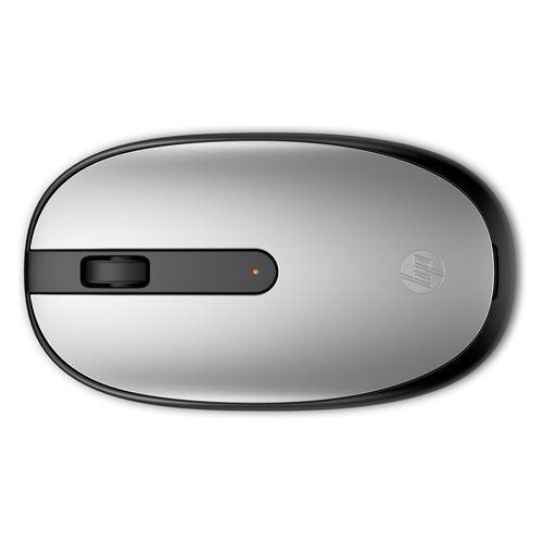HP 240 Bluetooth 5.1 Mouse, optical, 1600 dpi, ambidextrous, silver/black