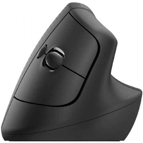 Miška Logitech Lift Vertical, za desničarje, brezžična, črna
