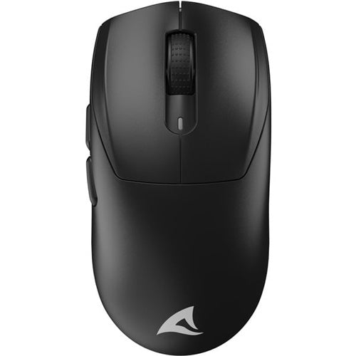 Miška Sharkoon SKILLER SGM25W brezžična/kabelska, optična, 12000 dpi, RGB osvetlitev, 40 ur delovanja (črna)