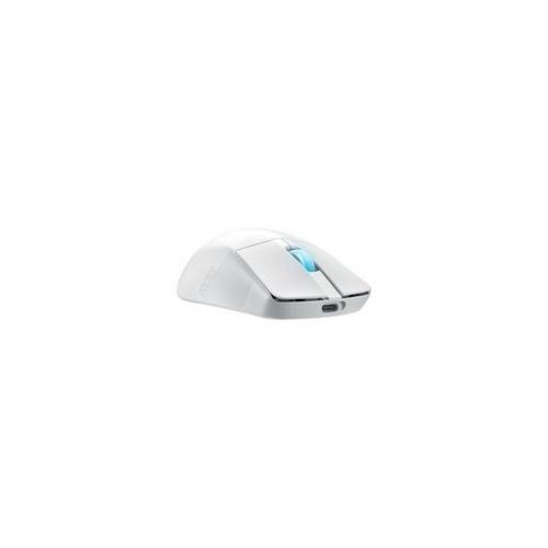 Miška Asus ROG Harpe Ace Aim Lab Edition brezžična optična, 36.000 dpi, ROG AimPoint senzor, ambidextrous, bela