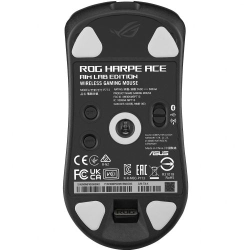 Miška Asus ROG Harpe Ace Aim Lab Edition brezžična/žična, 36.000 dpi, optični senzor ROG AimPoint, RGB osvetlitev, ambidextrous