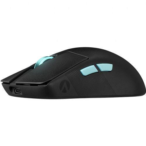 Miška Asus ROG Harpe Ace Aim Lab Edition brezžična/žična, 36.000 dpi, optični senzor ROG AimPoint, RGB osvetlitev, ambidextrous