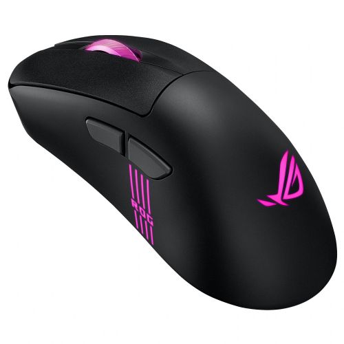 Miška Asus ROG Keris II Origin optična, 42000 dpi, brezžična/kabelska, ROG AimPoint Pro, RGB osvetlitev, črna