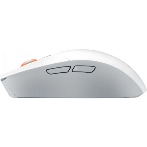 Miška Asus ROG Strix Impact III brezžična, optična, ROG AimPoint 36.000 dpi, 2,4 GHz/Bluetooth, bele barve