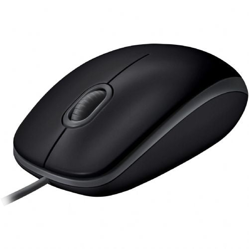 Logitech B110 Silent wired mouse, USB, silent clicks, 1000 dpi, black