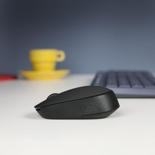 Logitech B170 Wireless Mouse, 3 buttons, 1000 dpi, black