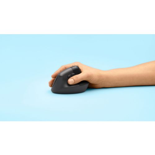Logitech Lift Vertical wireless mouse, ergonomic, optical, mini, up to 24 months battery life