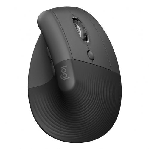 Logitech Lift Vertical Business mouse, ergonomic, wireless, Bluetooth, 4000 dpi, right-handed, black
