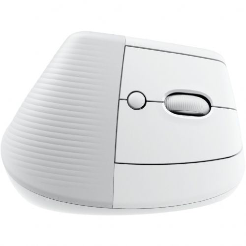 Miška Logitech Lift za Mac (bela, Bluetooth, združljiva z macOS in iPadOS)
