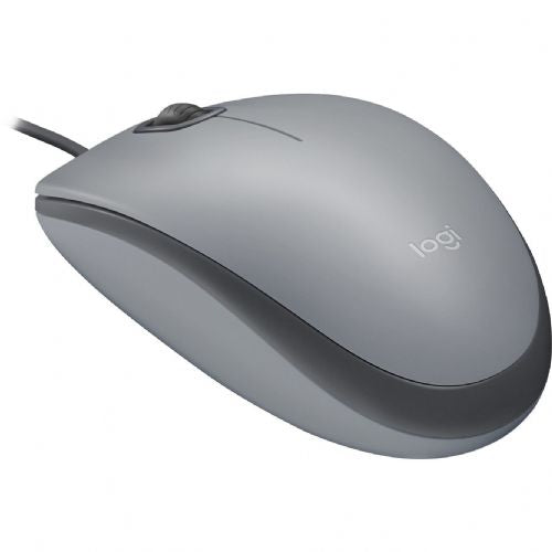 Miška Logitech M110 Silent, Windows/macOS/Linux, siva