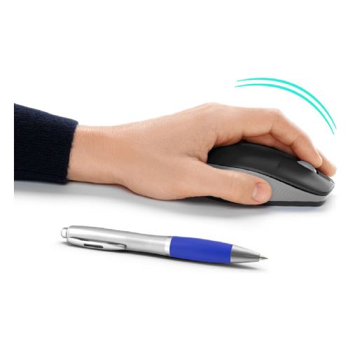 Logitech M190 wireless mouse, ergonomic, 1000 dpi, right-handed, black/graphite