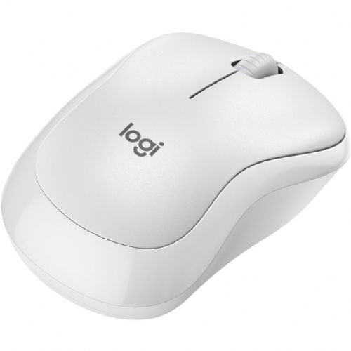 Miška Logitech M240 (bela, Bluetooth, za Windows/macOS/iPadOS/Android/ChromeOS/Linux)