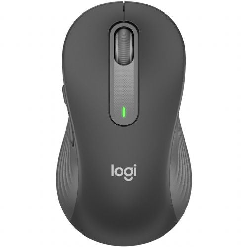 Logitech M650 L Signature Gray wireless mouse, optical, 2,000 DPI, quiet operation, ergonomic