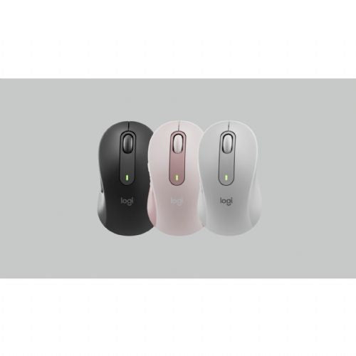 Logitech M650 L Signature Gray wireless mouse, optical, 2,000 DPI, quiet operation, ergonomic